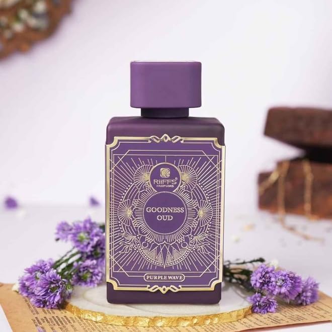 Riiffs Goodness Oud Purple Wave Eau de Parfum 100 ml Damen – Blumig Süßer Oud Duft – Intensives & Langanhaltendes Frauen Parfum