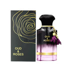 Ahmed Al Maghribi Oud & Roses Eau de Parfum 60 ml Unisex – Blumig Orientalischer Duft mit Rose & Oud – Langanhaltendes Parfum