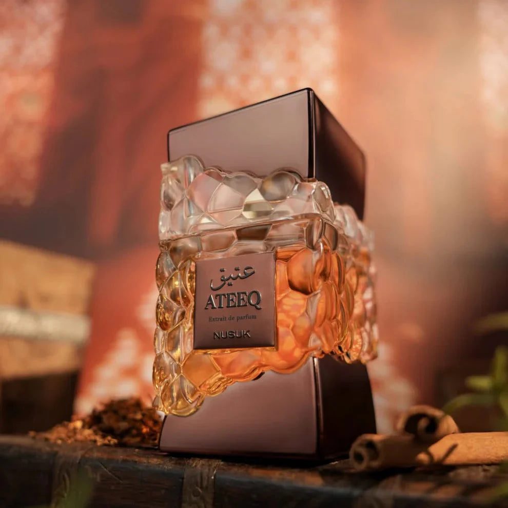 Nusuk Ateeq Extrait de Parfum 100 ml – Orientalischer Luxus Unisex Duft – Intensiv & Lang anhaltend