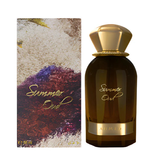 Ahmed Al Maghribi Summer Oud Extrait de Parfum 60 ml Unisex – Frisch Holziger Oud Duft mit Zitrus & Moschus – Sehr Langanhaltend