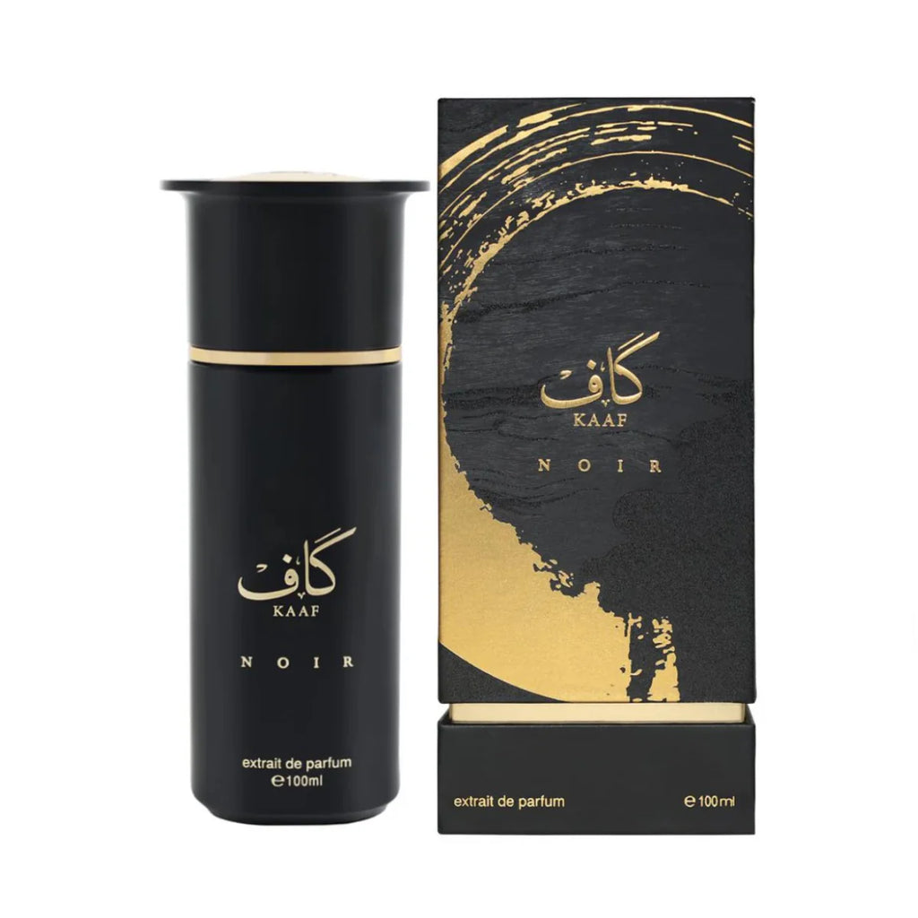 Ahmed Al Maghribi Kaaf Noir Extrait de Parfum 100 ml Unisex – Würzig Süßer Luxus Duft mit Oud, Vanille & Gewürzen – Sehr Langanhaltend