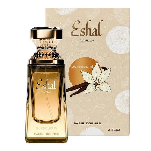 Paris Corner Eshal Vanilla Eau de Parfum 100 ml – Süßer Vanille Duft für Damen