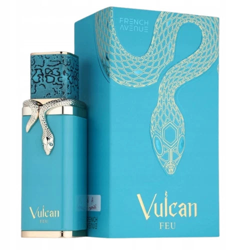 French Avenue Vulcan Feu Eau de Parfum 100 ml Unisex – Orientalisch Holzig Würziger Luxus Duft – Langanhaltendes Parfum für Damen und Herren