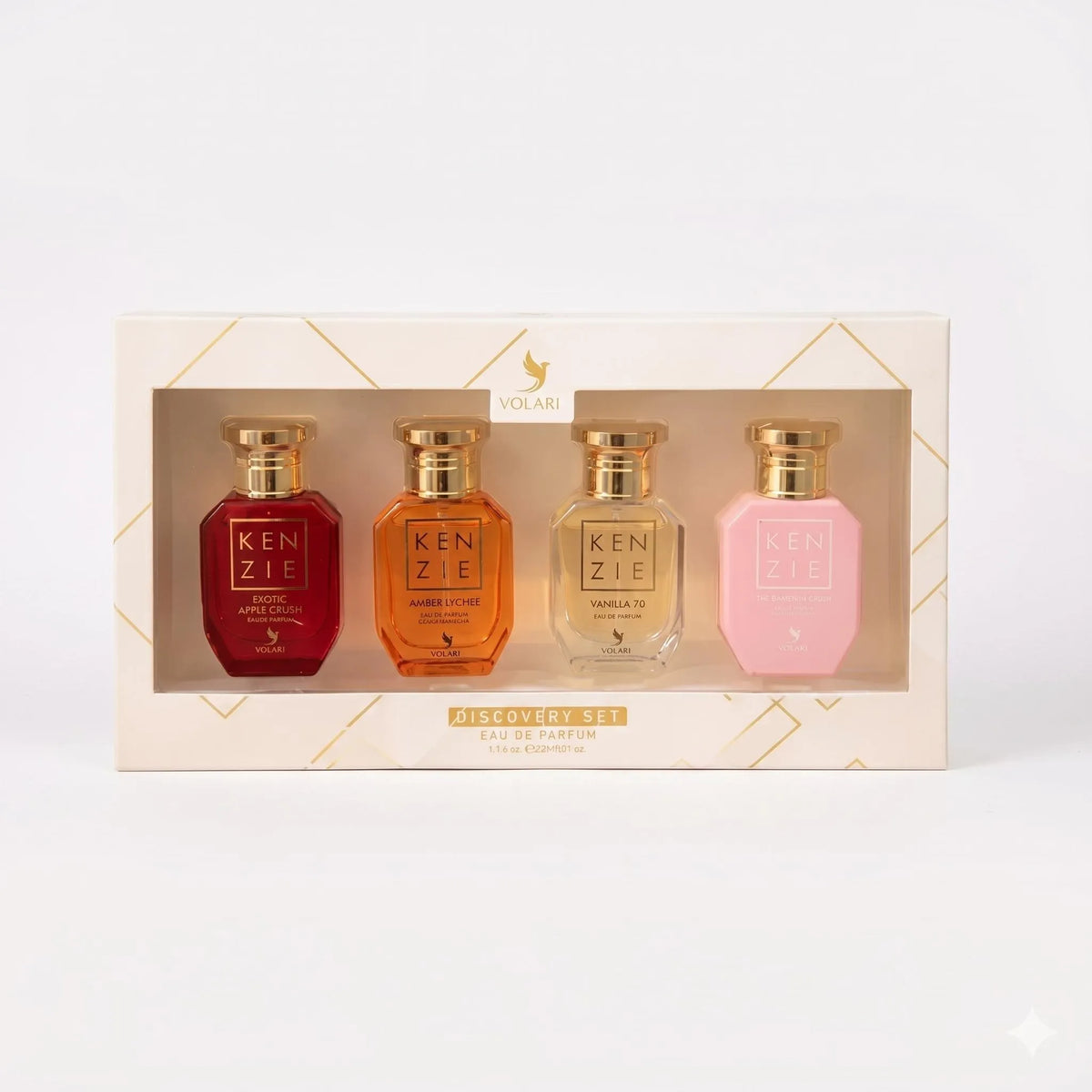Kenzie Discovery Set Eau de Parfum Geschenkset – Frische, Blumige & Orientalische Düfte – Parfum Set Unisex