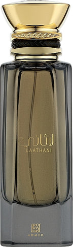 Ahmed Al Maghribi Laathani Extrait de Parfum 80 ml Unisex – Würzig Süßer Luxus Duft mit Vanille, Oud & Amber – Sehr Langanhaltend