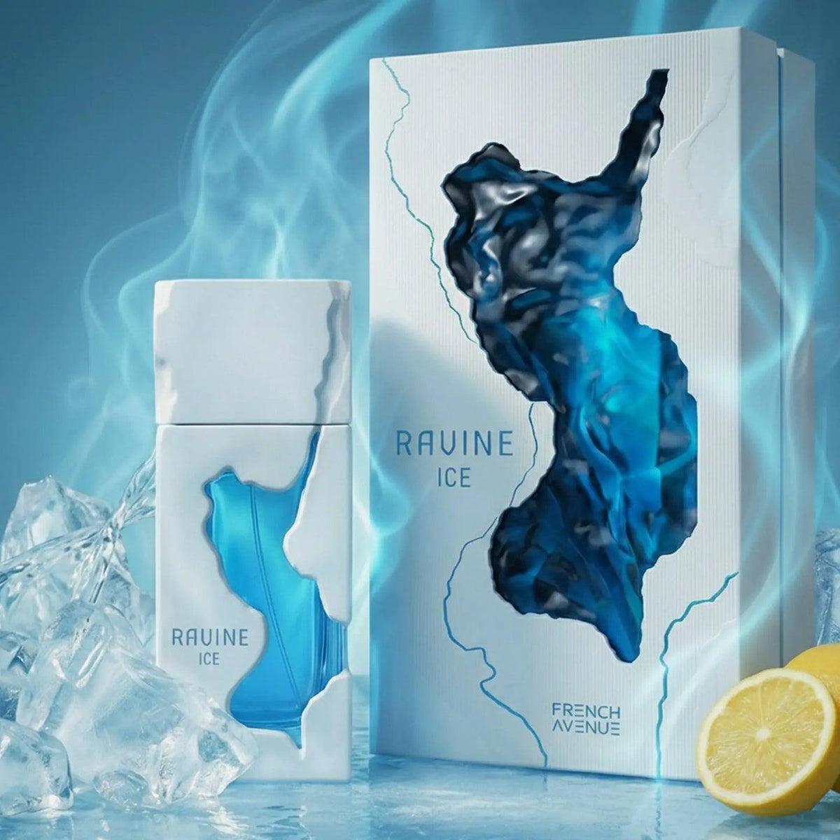 French Avenue Ravine Ice Extrait de Parfum 100 ml Unisex – Frisch Kühler Duft mit Zitrus & Moschus – Sehr Langanhalten