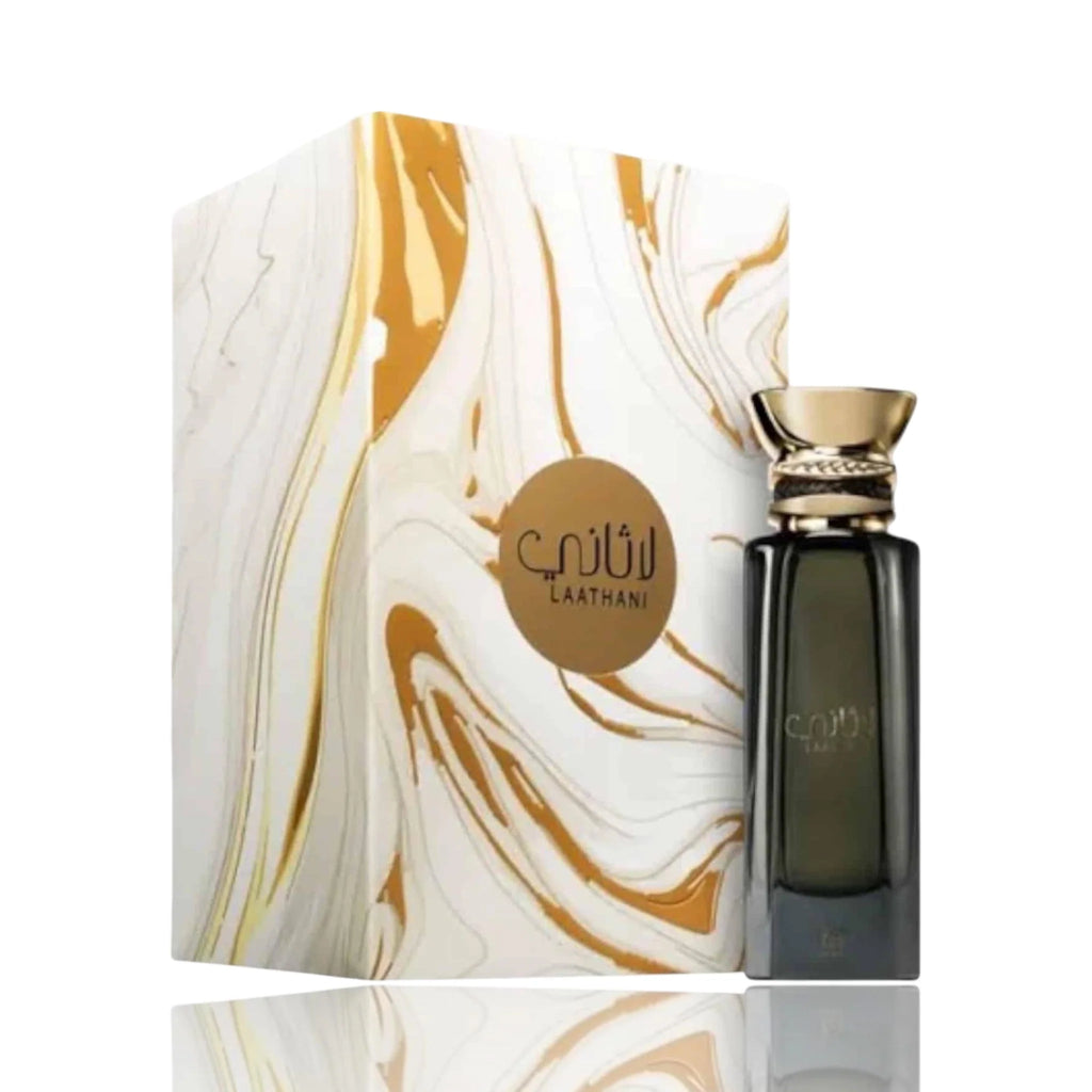 Ahmed Al Maghribi Laathani Extrait de Parfum 80 ml Unisex – Würzig Süßer Luxus Duft mit Vanille, Oud & Amber – Sehr Langanhaltend