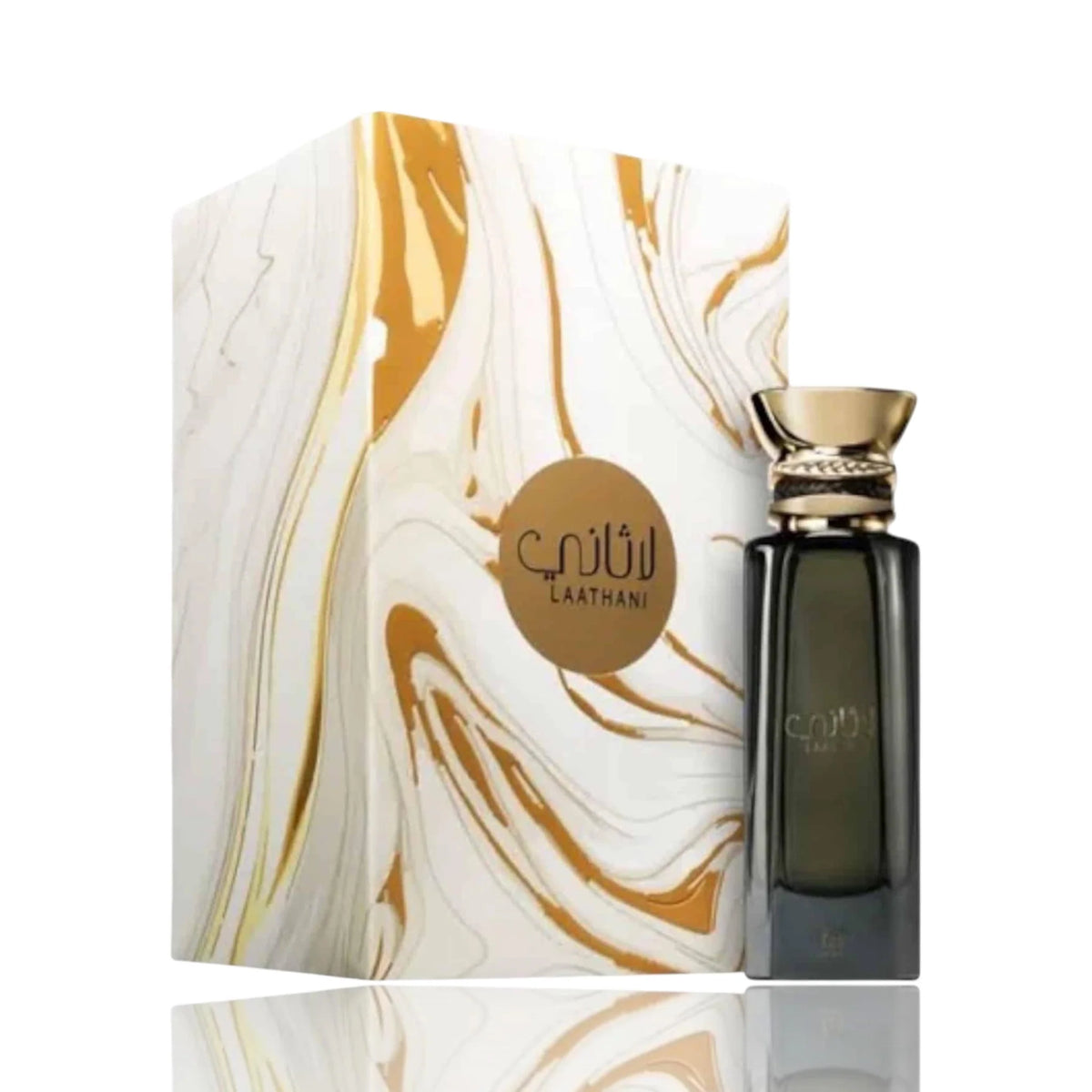 Ahmed Al Maghribi Laathani Extrait de Parfum 80 ml Unisex – Würzig Süßer Luxus Duft mit Vanille, Oud & Amber – Sehr Langanhaltend