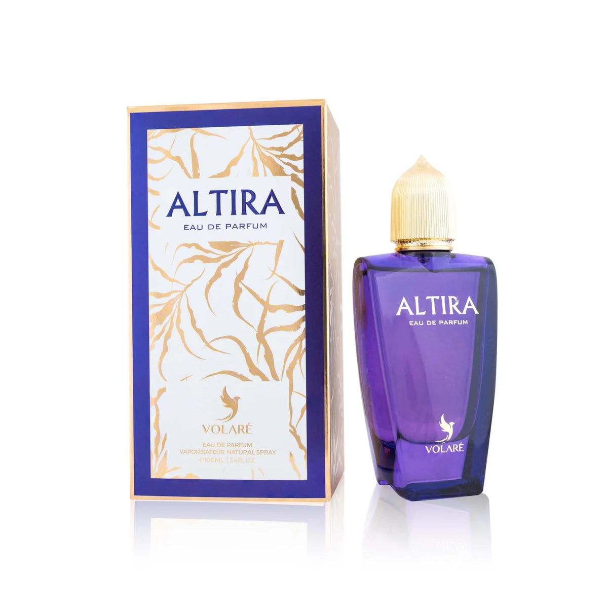 Volare Altira Eau de Parfum 100 ml Unisex – Aromatisch Holzig Eleganter Luxus Duft – Langanhaltendes Parfum