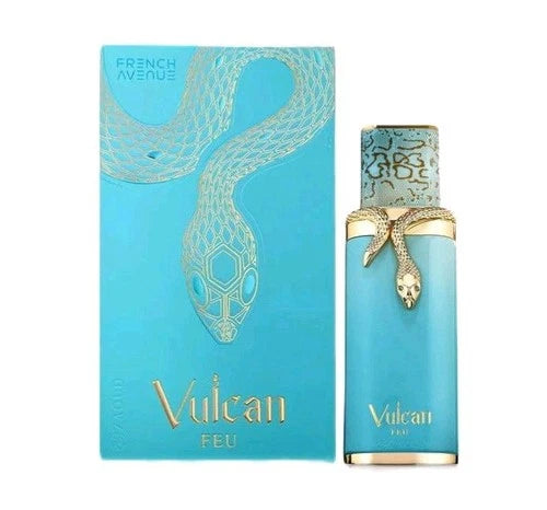 French Avenue Vulcan Feu Eau de Parfum 100 ml Unisex – Orientalisch Holzig Würziger Luxus Duft – Langanhaltendes Parfum für Damen und Herren